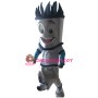 Happy Lightweight Torch Mascot Costume