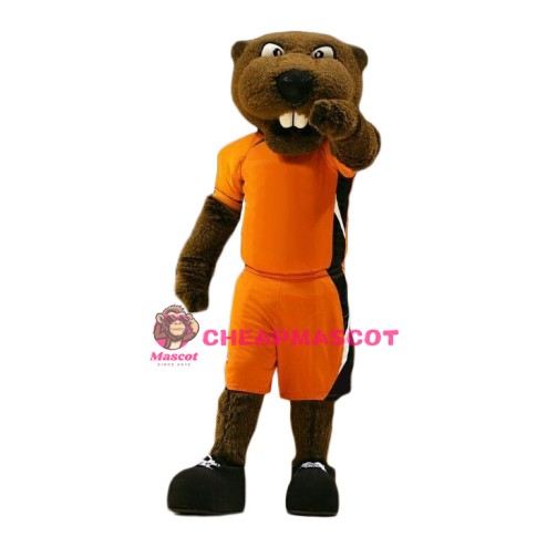 Power Sport Beaver Mascot Costume