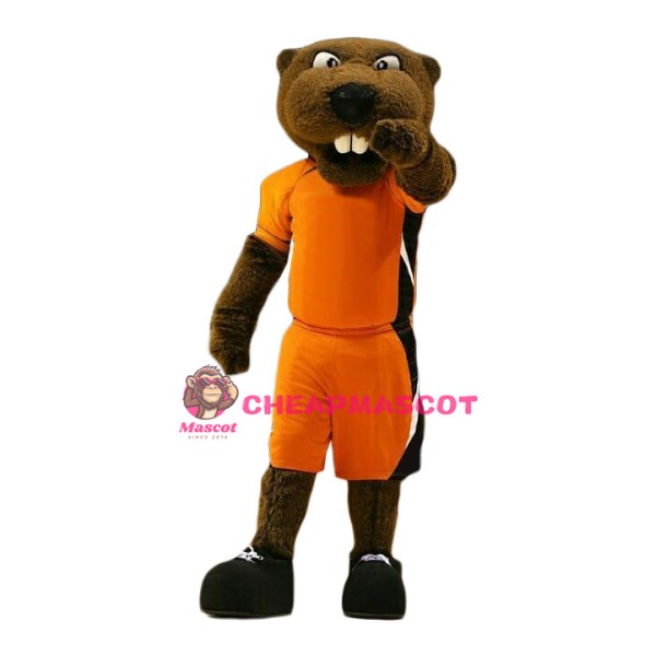 Power Sport Beaver Mascot Costume