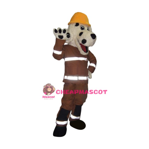 Affordable Fire Dog Mascot Costume