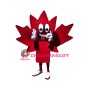 Happy Lightweight Maple Leaf Mascot Costume