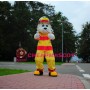 Superb Fire Dog Mascot Costume