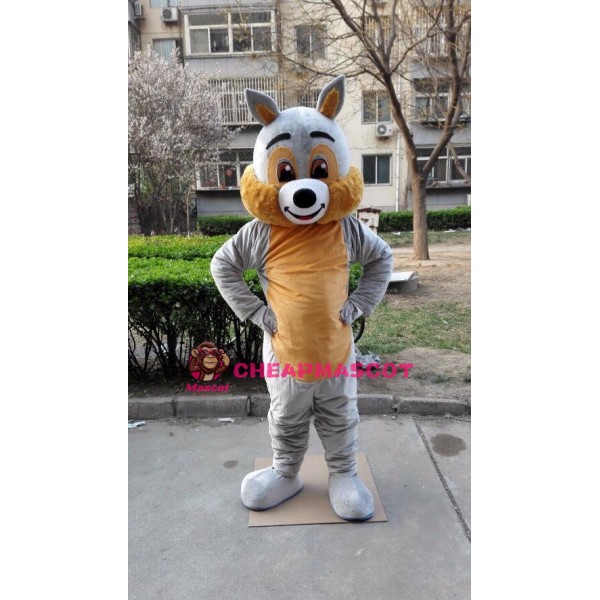Cute Realistic Squirrel Mascot Costume