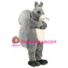 Lovely Realistic Grey Squirrel Mascot Costume