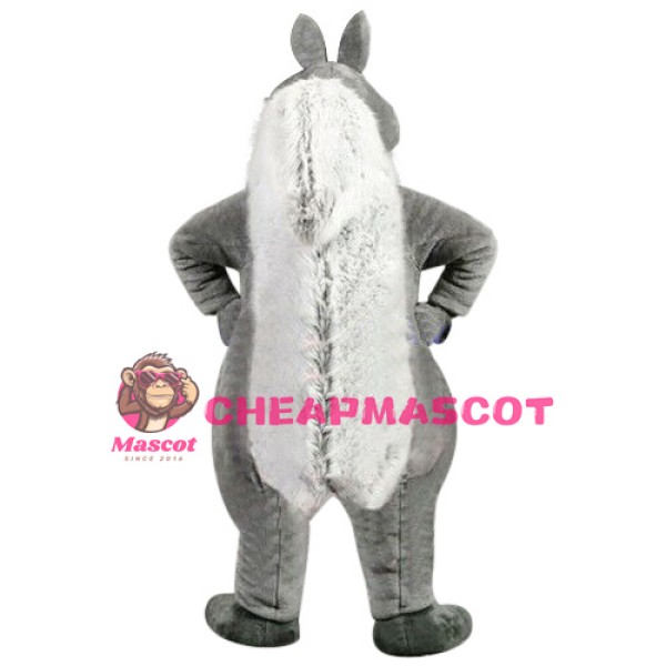 Lovely Realistic Grey Squirrel Mascot Costume