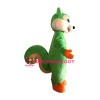 Affordable Green Squirrel Mascot Costume
