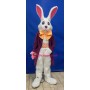 Superb Lightweight White Easter Bunny Mascot Costume