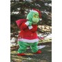 Superb Realistic Christmas Grinch Mascot Costume