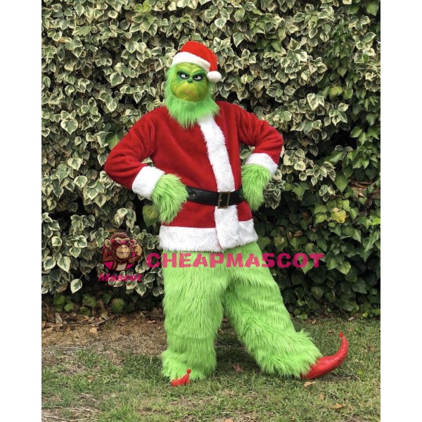 Superb Lightweight Christmas Grinch Mascot Costume