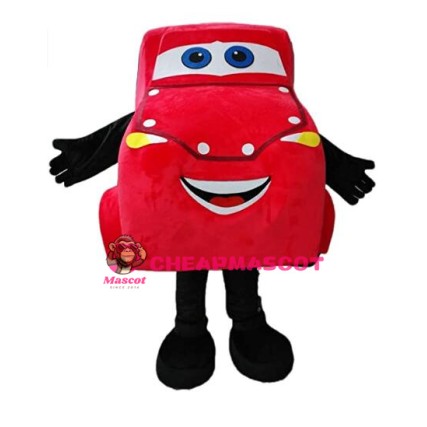 Red Car Mascot Costume