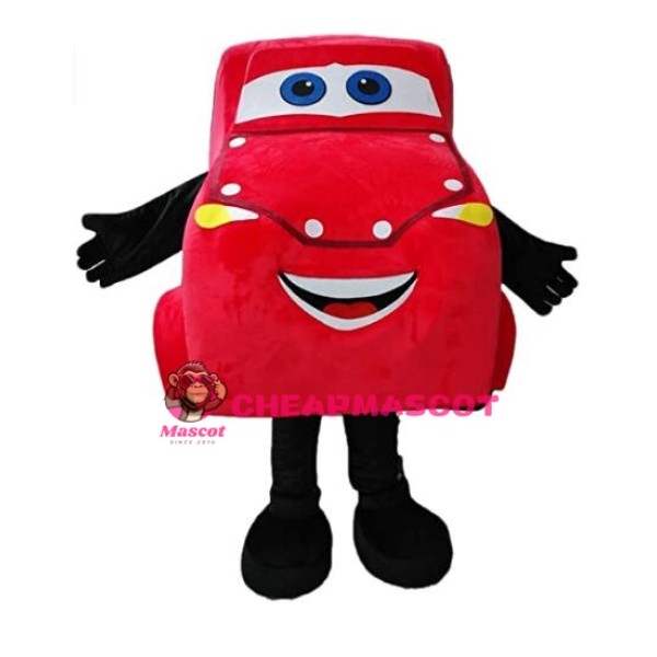 Red Car Mascot Costume