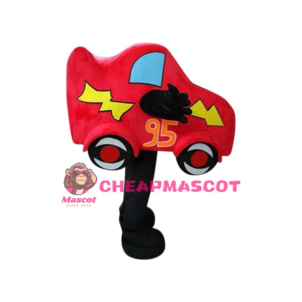 Red Car Mascot Costume