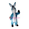 Blue Donkey Mascot Costume