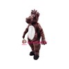 Fierce Brown Horse Mascot Costume