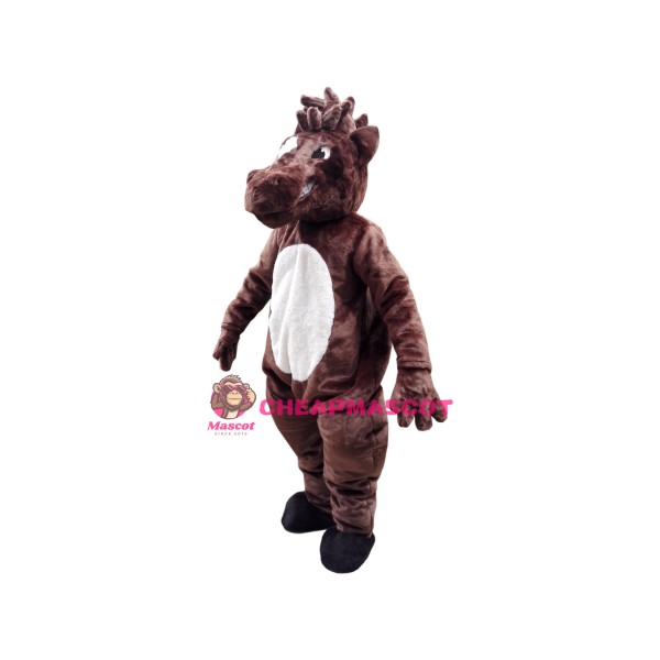 Fierce Brown Horse Mascot Costume