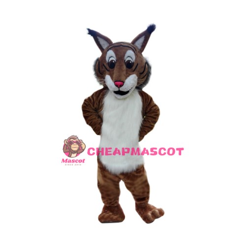 Superb Friendly Bobcat Mascot Costume