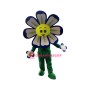 Blue Flower Mascot Costume