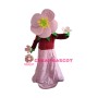 Pink Flower Mascot Costume