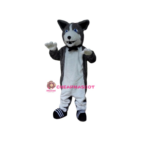 Superb Husky Mascot Costume