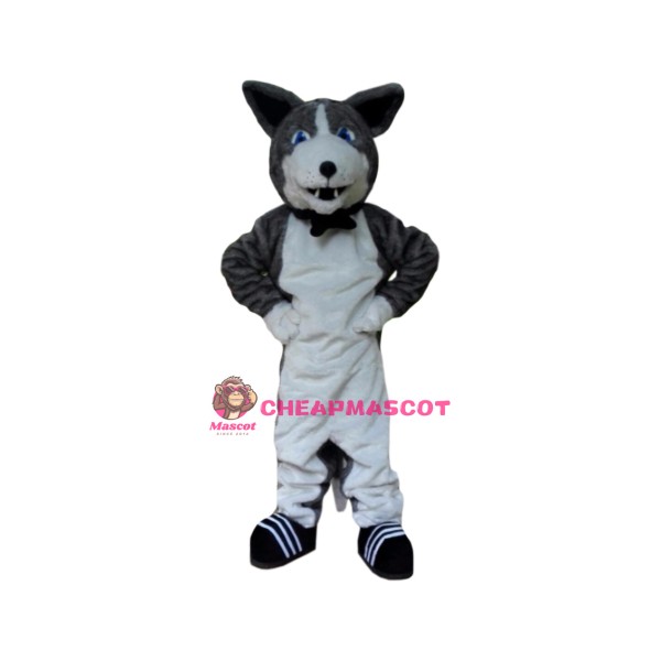 Superb Husky Mascot Costume