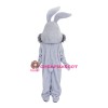 Superb Grey Bunny Mascot Costume