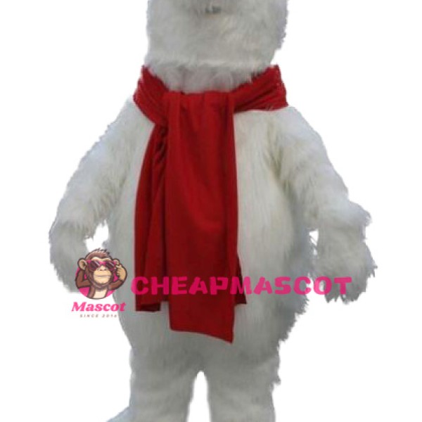Superb Polar Bear Mascot Costume
