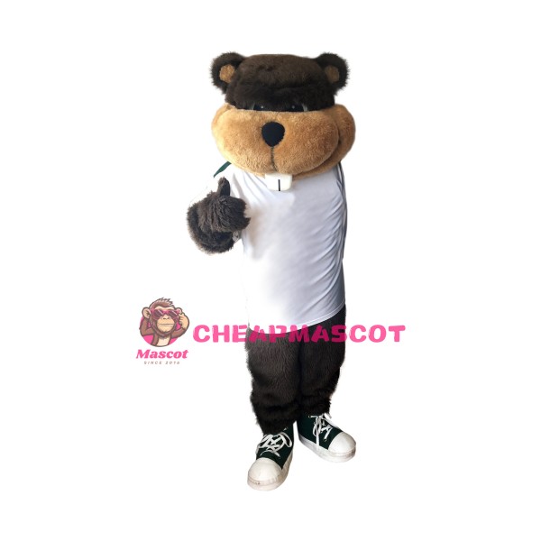 Superb School Beaver Mascot Costume