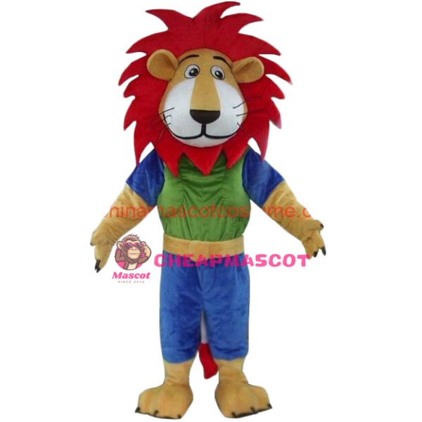 Affordable Colorful Lion Mascot Costume