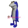 Superb Blue Shark Mascot Costume