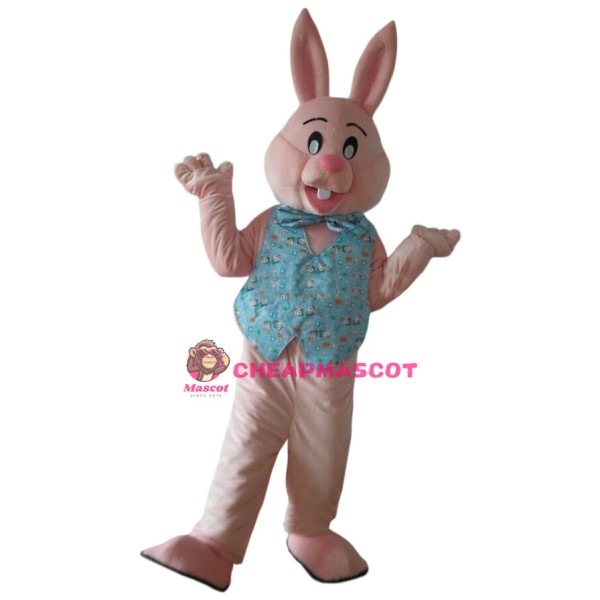 Affordable Pink Rabbit Mascot Costume