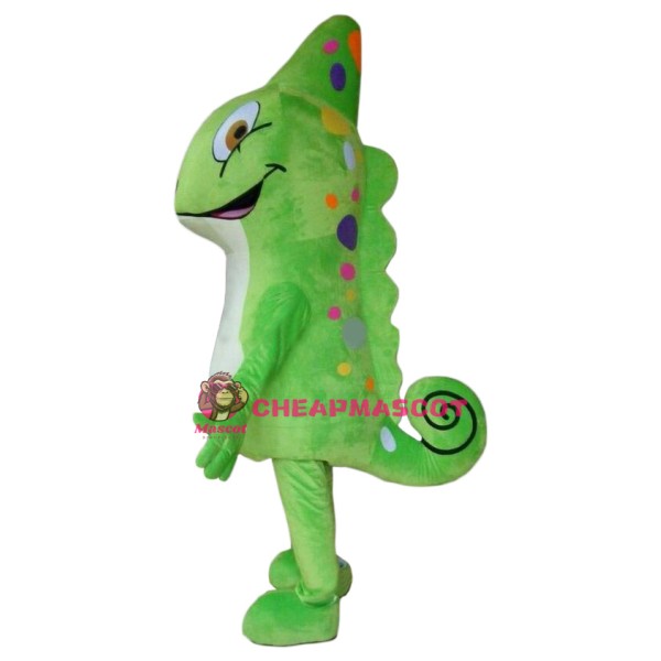 Superb Chameleon Mascot Costume