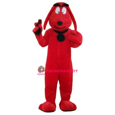 Affordable Red Dog Mascot Costume