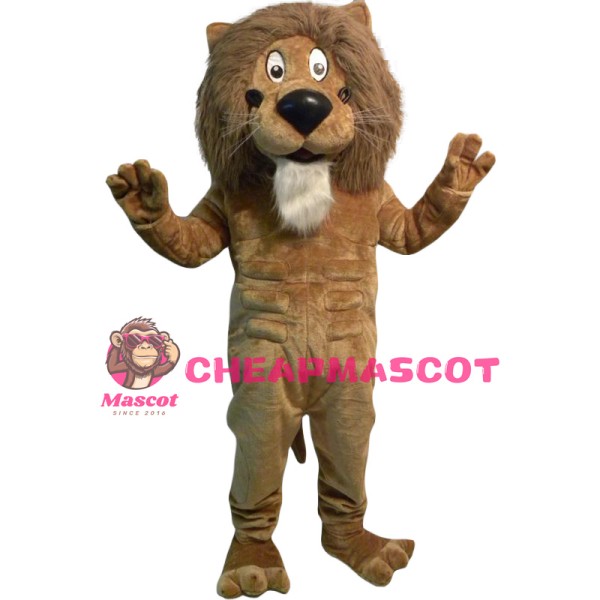 Superb Power Lion Mascot Costume