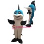 Blue Marlin Fish Mascot Costume