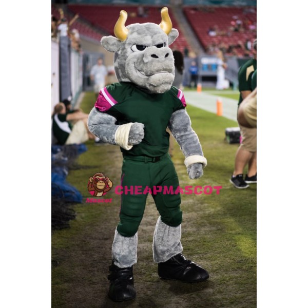 Superb Sport Bull Mascot Costume