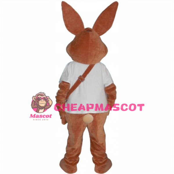 Superb Brown Rabbit Mascot Costume