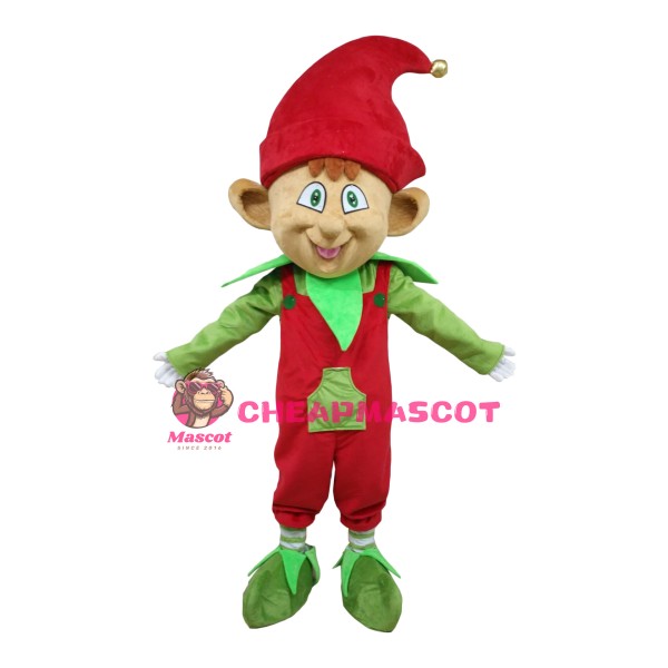 Superb Lightweight Christmas Elf Mascot Costume