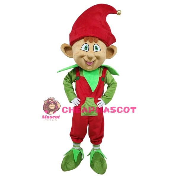 Superb Lightweight Christmas Elf Mascot Costume