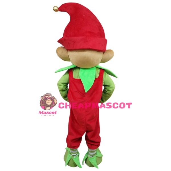 Superb Lightweight Christmas Elf Mascot Costume