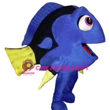 Blue Fish Dory Mascot Costume