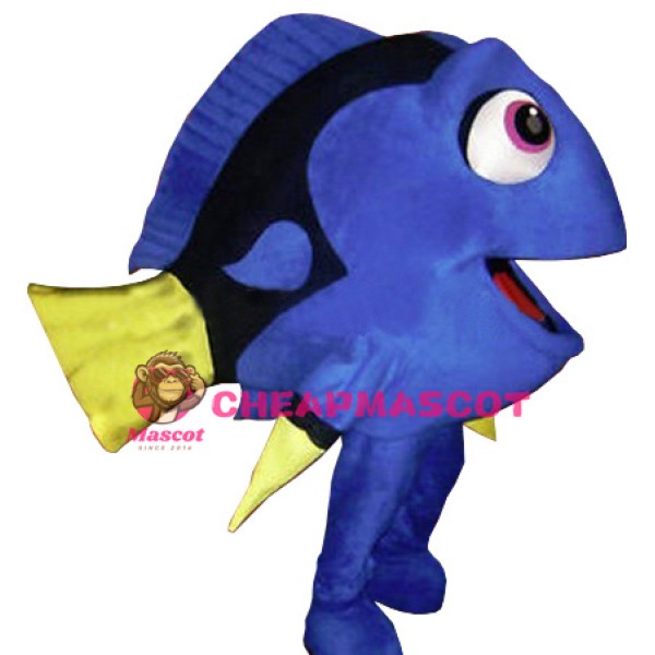 Blue Fish Dory Mascot Costume