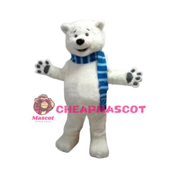 Superb Lightweight Polar Bear Mascot Costume