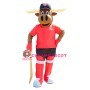 Superb Sport Moose Mascot Costume