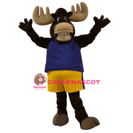 Lovely Lightweight Moose Mascot Costume