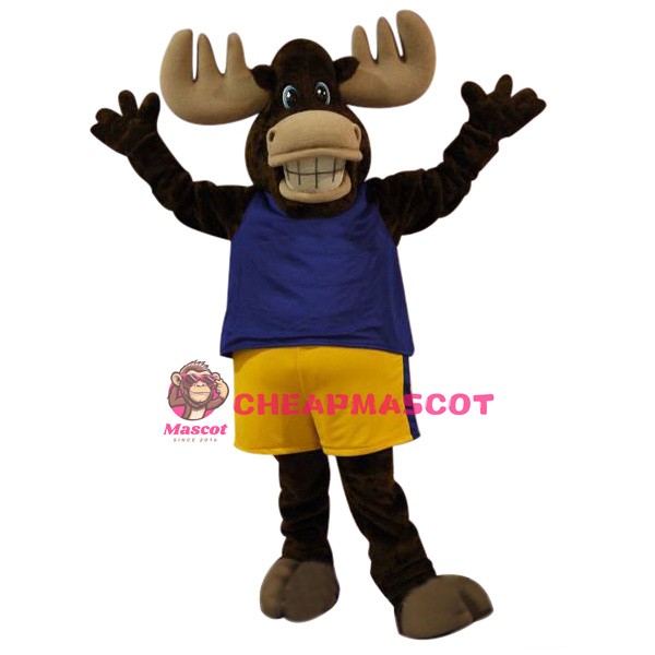 Lovely Lightweight Moose Mascot Costume