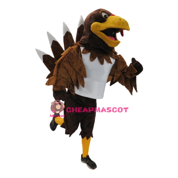College Turkey Mascot Costume