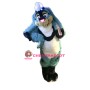 Superb Blue Rabbit Mascot Costume