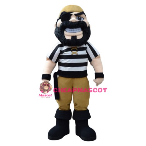 Superb Pirate Mascot Costume