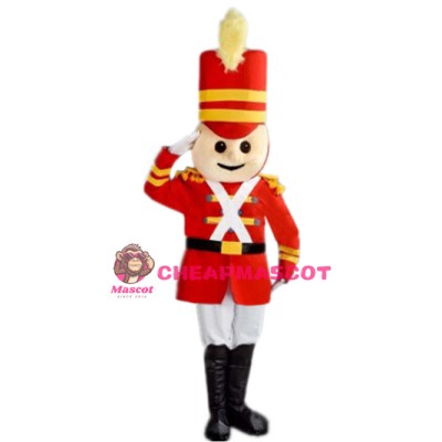 British Soldier Boy Mascot Costume