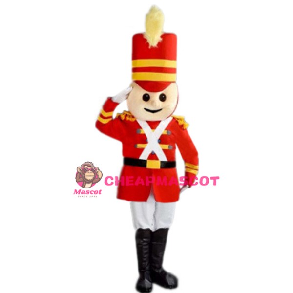 British Soldier Boy Mascot Costume